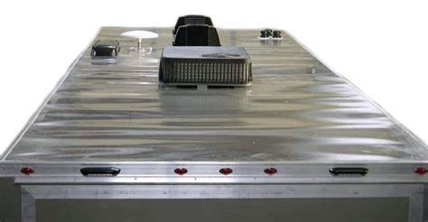 enclosed trailer roof sheet metal|enclosed trailer aluminum roof material.